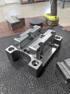 Photo of a part nest for a stamping die machined at Source Industries Machining in West Michigan.