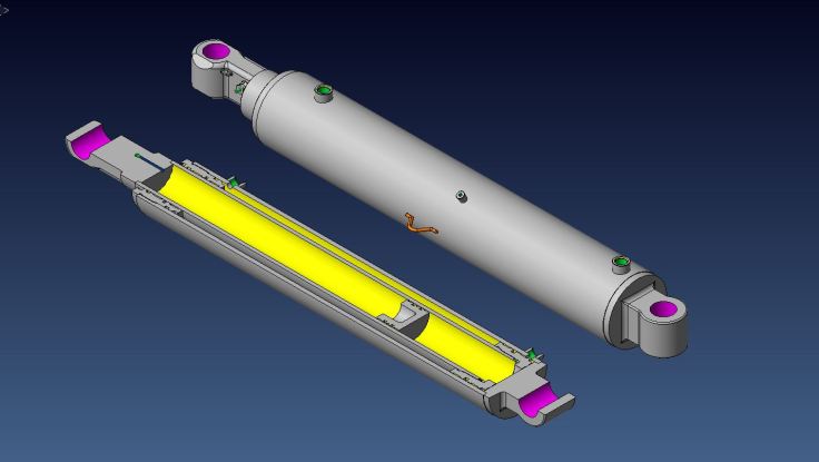 Photo of a Nitrogen Cylinder Reverse Engineered, Modeled, and Detailed at Source Industries Machining.
