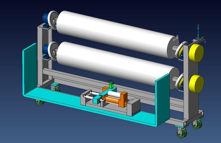 Photo of a machine conversion engineered, machined, and assembled at Source Industries Machining. 